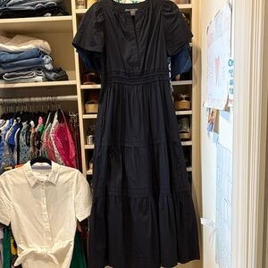 Anthropologie Somerset Black Maxi Dress